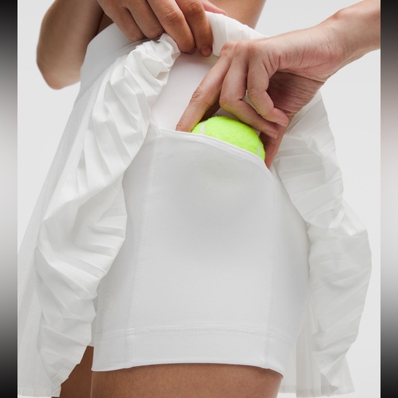 Varsity High-Rise Pleated Tennis Skirt - Picture 4 of 10